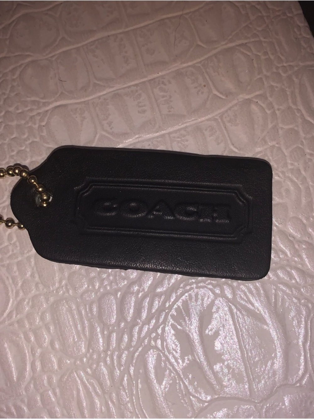 Coach Black Leather Top-Handle Crossbody Bag with Gold Hardware - Picture 5 of 9
